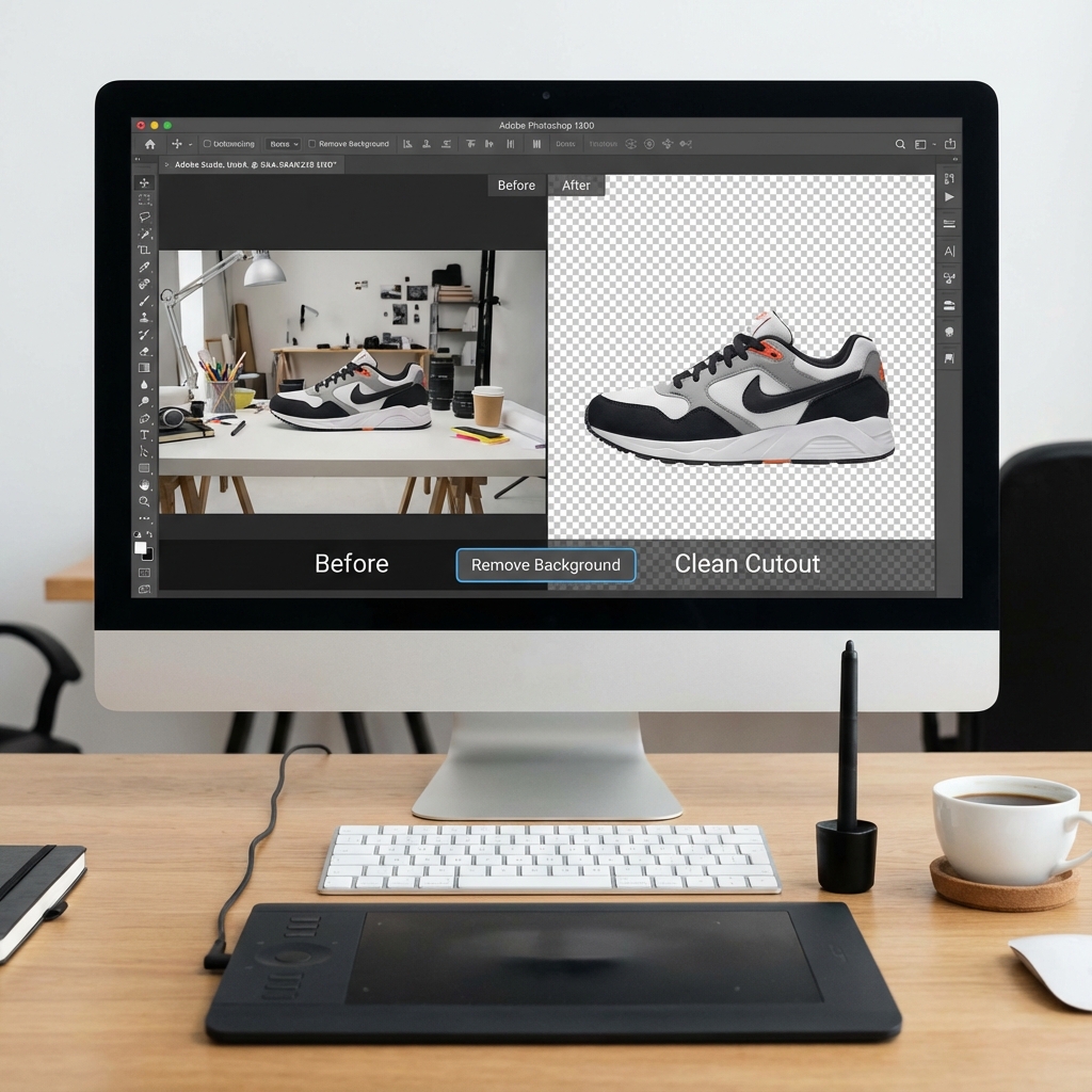 Proyecto de eliminación de fondo con Adobe